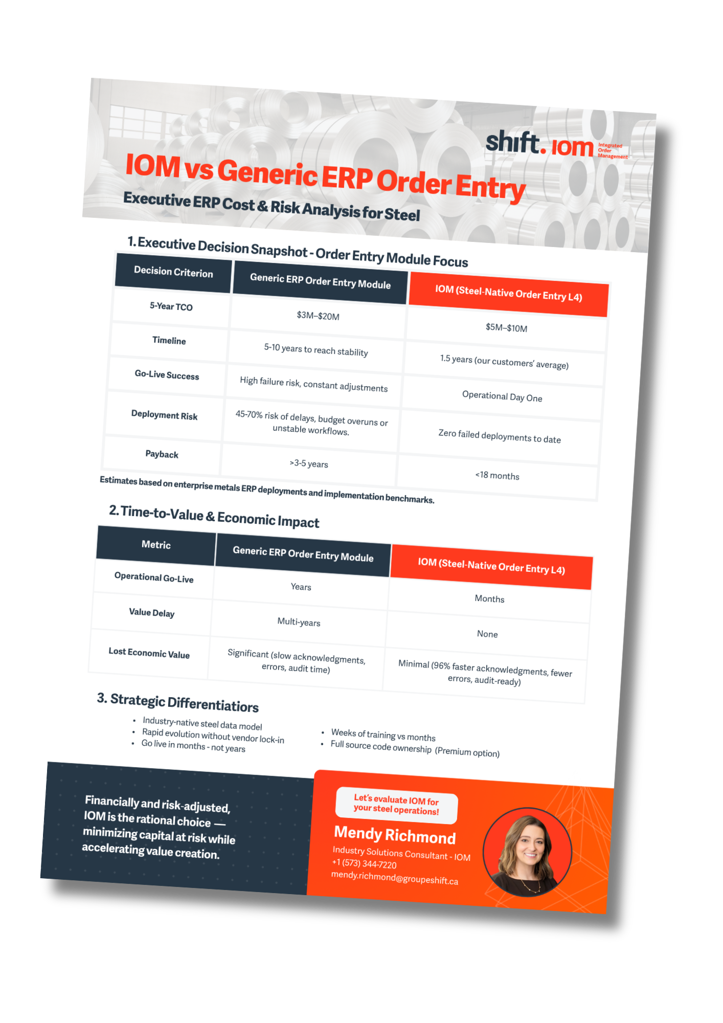 IOM vs Generic ERP Order Entry (EN)