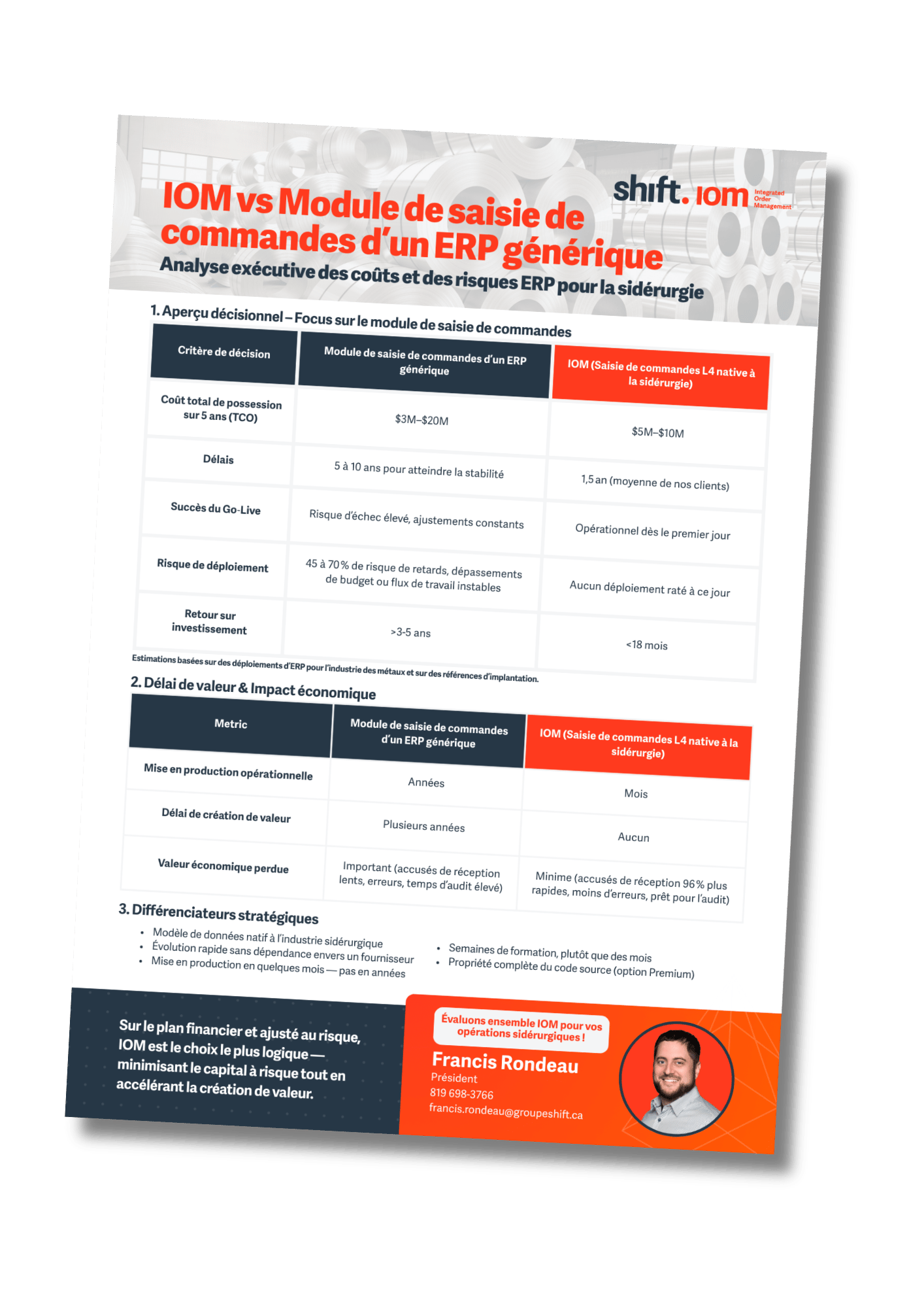 IOM vs Generic ERP Order Entry (FR)